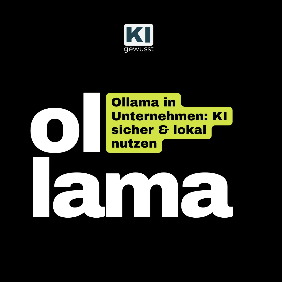 Ollama in Unternehmen: Lokale KI ohne Datenabfluss